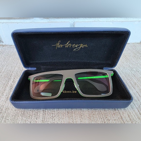 Theo Eyewear Mille 27 GlassesMade in BelgiumDesigner Frames w/ Case